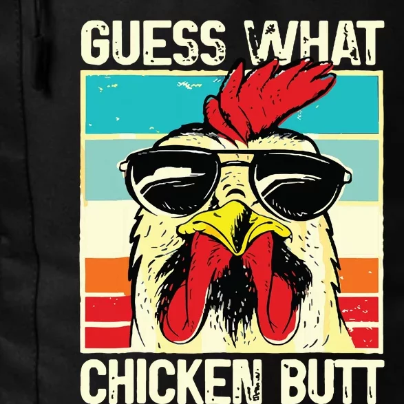 Guess What Chicken Butt Funny Chicken Meme Daily Commute Backpack