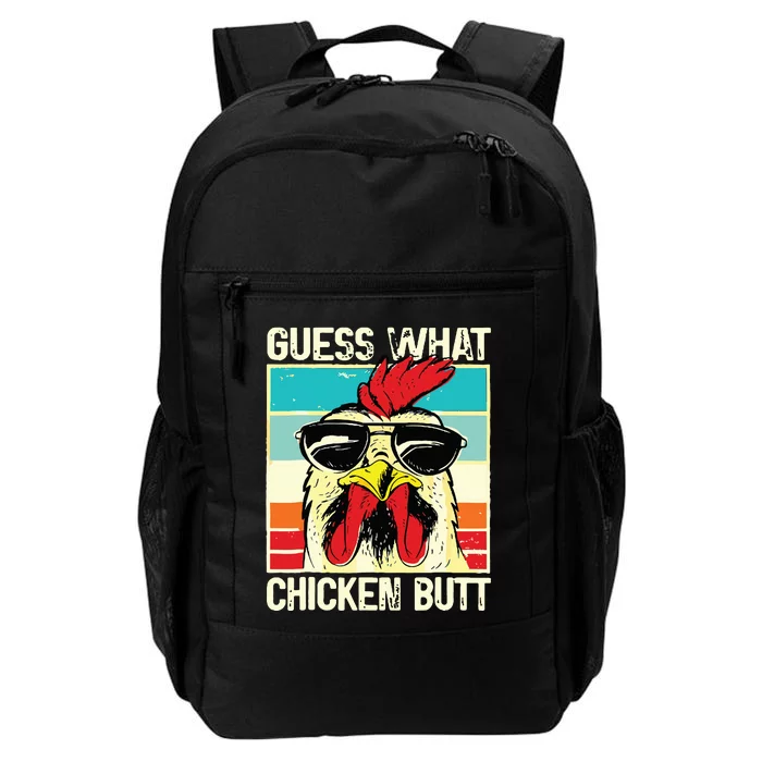 Guess What Chicken Butt Funny Chicken Meme Daily Commute Backpack