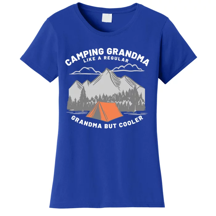 Grandmothers Who Camp Camping Grandma Cute Gift Women's T-Shirt