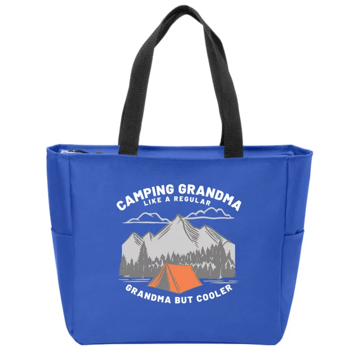 Grandmothers Who Camp Camping Grandma Cute Gift Zip Tote Bag