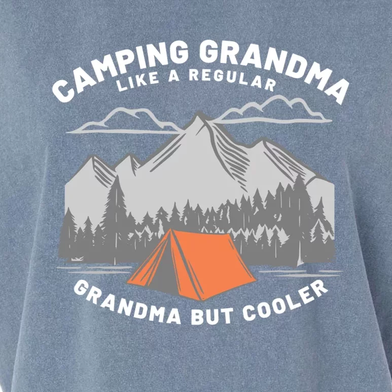 Grandmothers Who Camp Camping Grandma Cute Gift Garment-Dyed Women's Muscle Tee