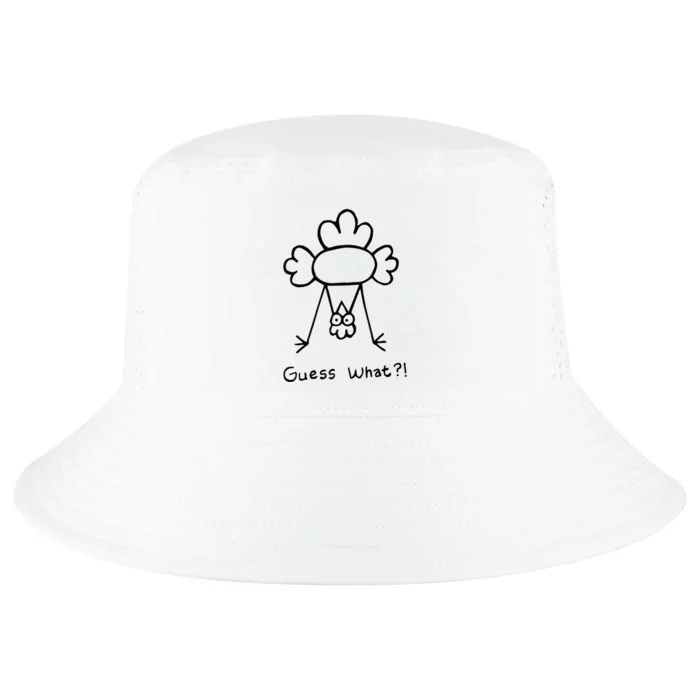 Guess What Chicken Butt Funny Chicken Cool Comfort Performance Bucket Hat