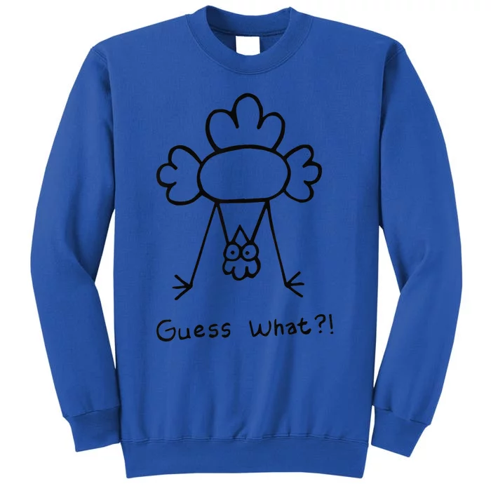 Guess What Chicken Butt Funny Chicken Meme Sweatshirt