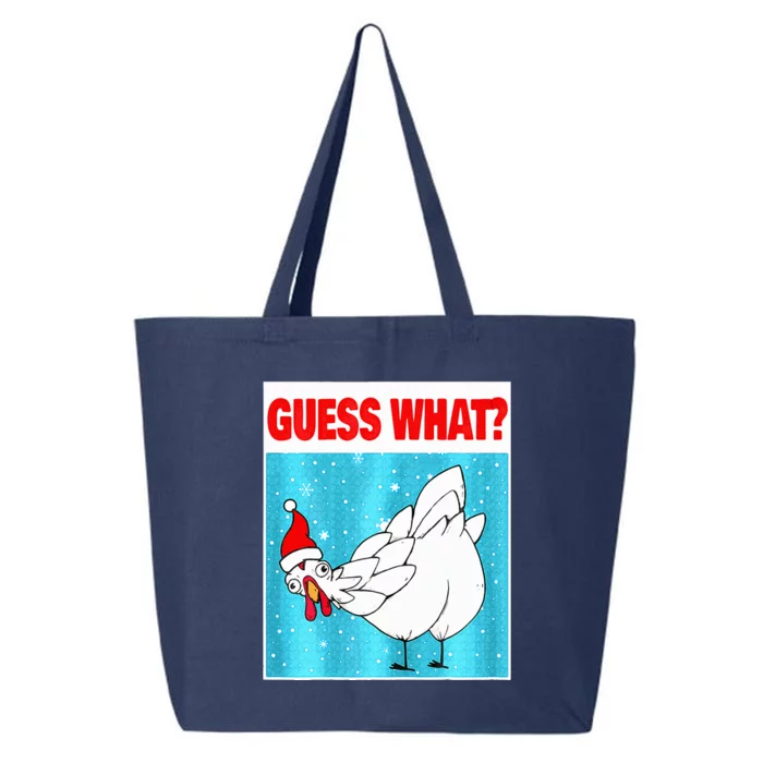 Guess What Chicken Butt Funny Egg Chicken Farmer Christmas 25L Jumbo Tote