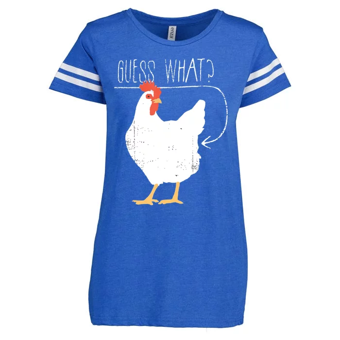 Guess What Chicken Butt Enza Ladies Jersey Football T-Shirt