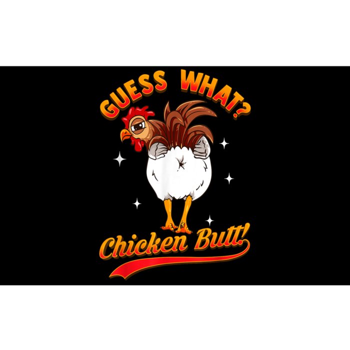 Guess What Chicken Butt! Funny Joke Bumper Sticker