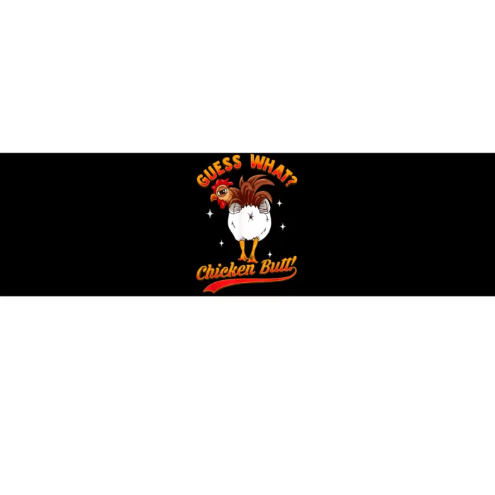 Guess What Chicken Butt! Funny Joke Bumper Sticker