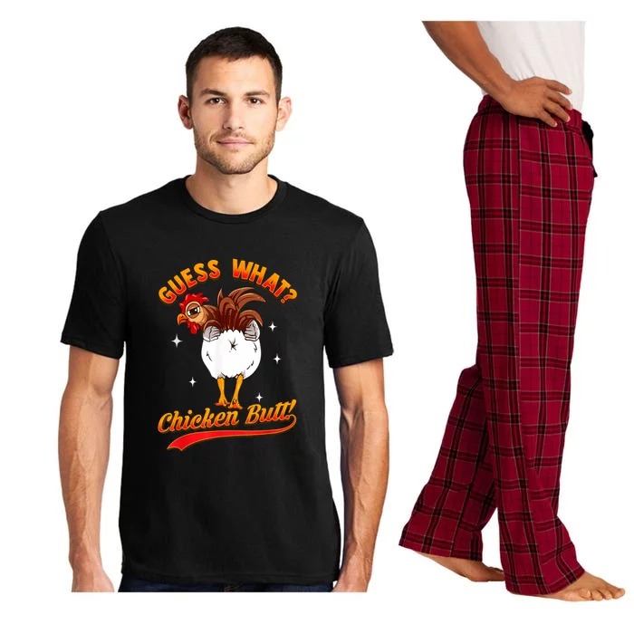 Guess What Chicken Butt! Funny Joke Pajama Set