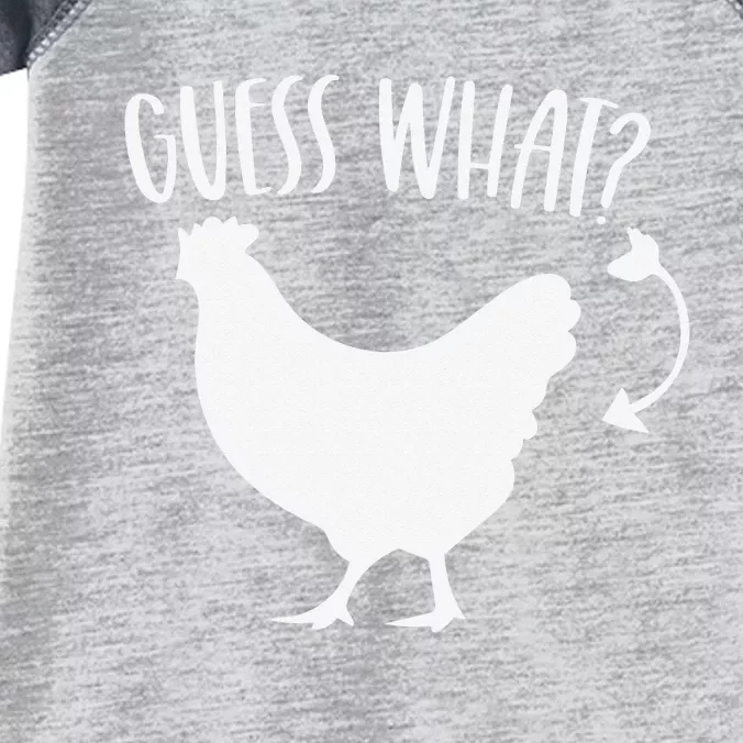 Guess What Chicken Butt Funny Rhyme Song Chicken Lovers Infant Baby Jersey Bodysuit