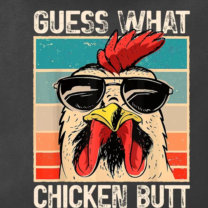 Guess What Chicken Butt | Funny Chicken Meme Zip Tote Bag