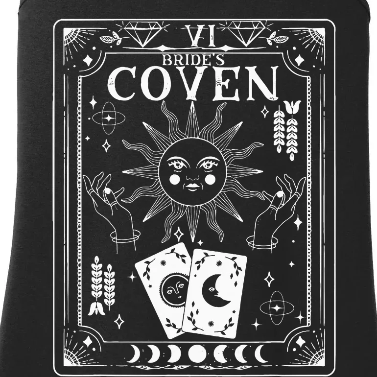 Gothic Witchy Coven Tarot Celestial Bachelorette Matching Ladies Essential Tank