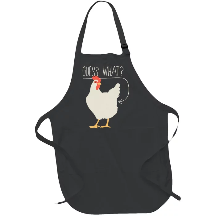 Guess What Chicken Butt Full-Length Apron With Pocket