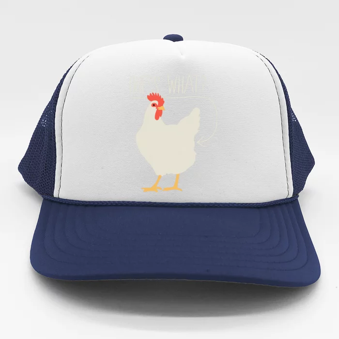 Guess What Chicken Butt Trucker Hat