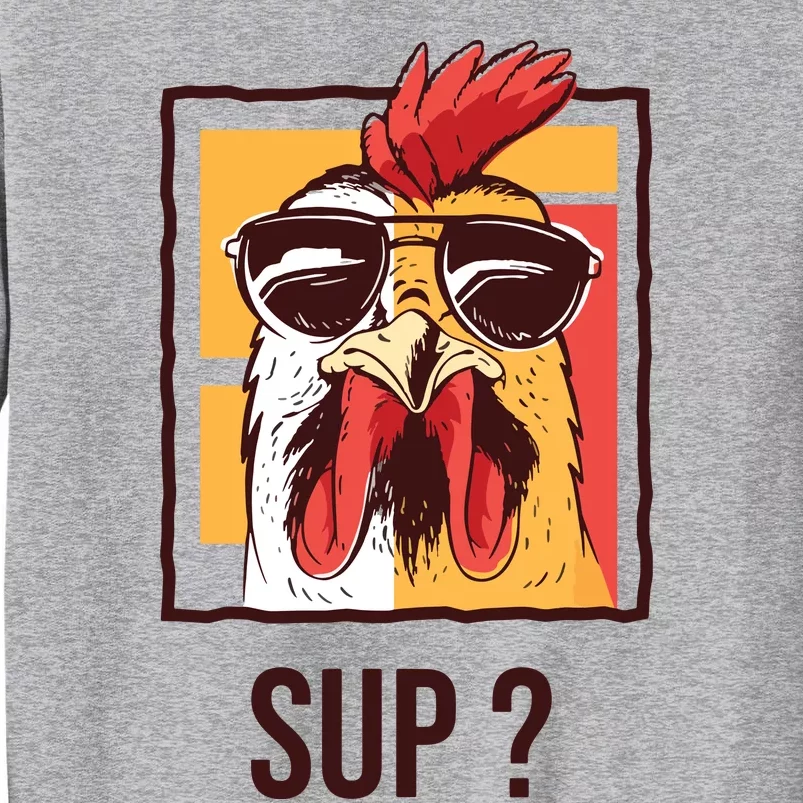 Guess What Chicken Butt Funny Tall Sweatshirt