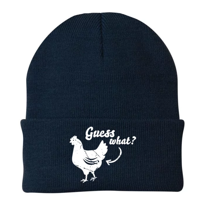 Guess What Chicken Butt Shirts Knit Cap Winter Beanie