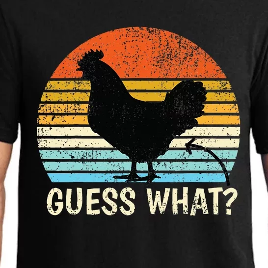 Guess What Chicken Butt! Farm Joke Funny Pajama Set