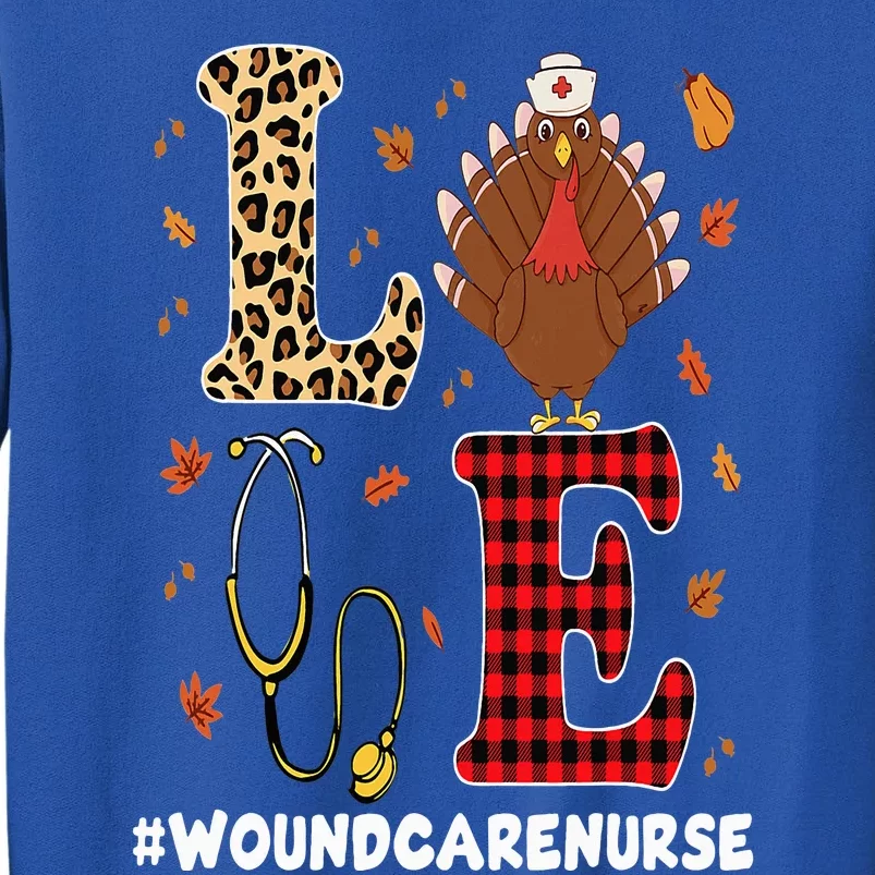 Great Wound Care Nurse Thanksgiving Design Registered Nurses Sweatshirt