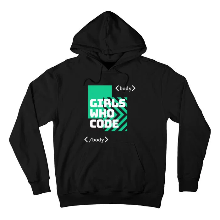 Girl Who Code Tall Hoodie