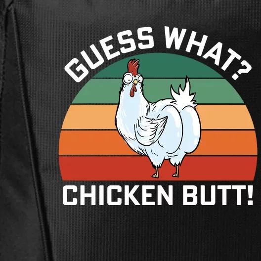 Guess What? Chicken Butt Funny City Backpack