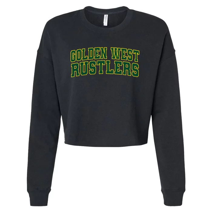 Golden West College Rustlers Cropped Pullover Crew