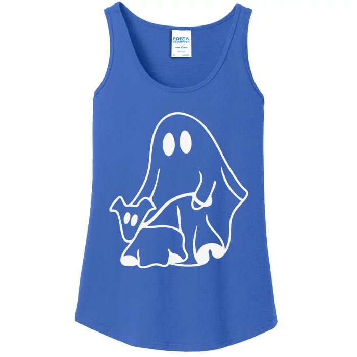 Ghost Walking Dog Ladies Essential Tank