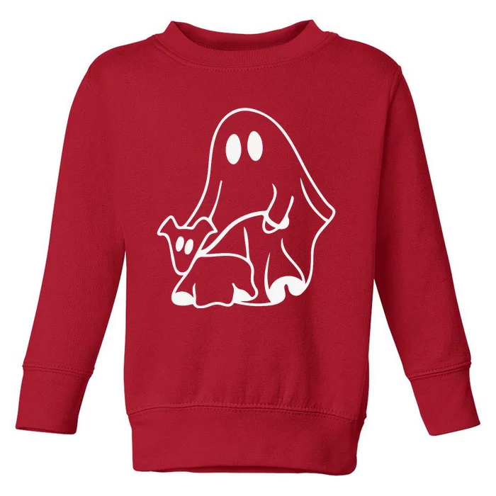 Ghost Walking Dog Toddler Sweatshirt