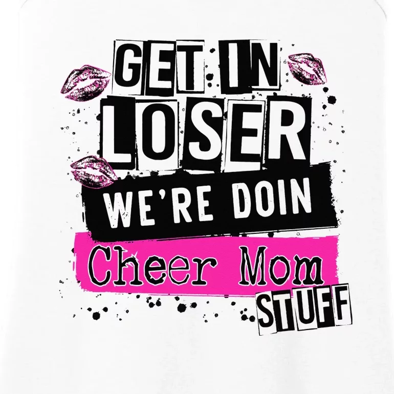 GetinLoser We're Doin Cheer Mom Stuff cheerleader mama Ladies Essential Tank