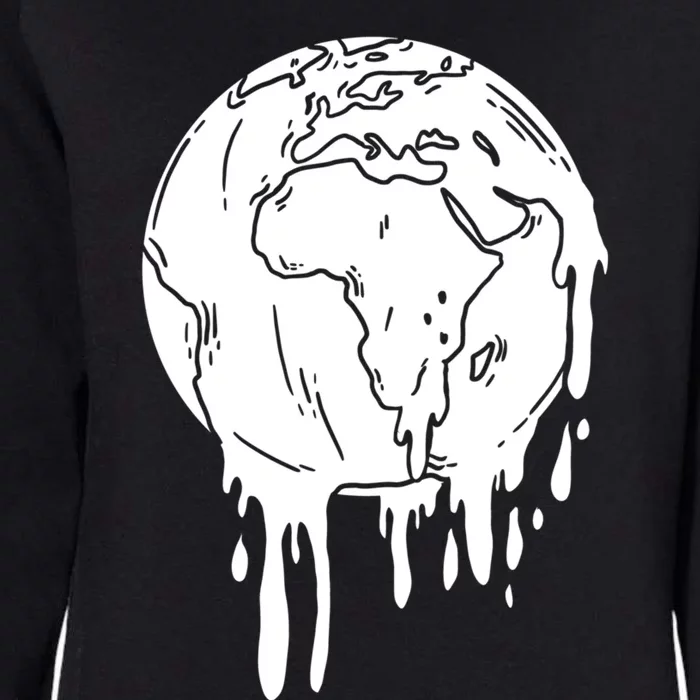 Global Warming Earth Environtalist Gift Climate Change Funny Gift Womens California Wash Sweatshirt