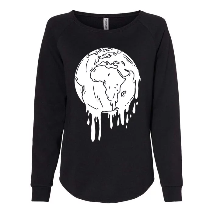 Global Warming Earth Environtalist Gift Climate Change Funny Gift Womens California Wash Sweatshirt