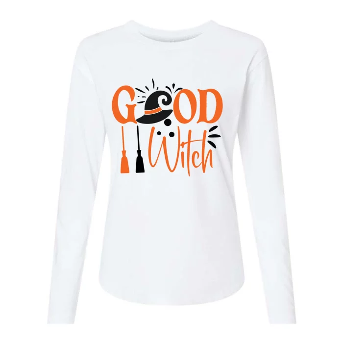 Good Witch Funny Halloween Costume Gift Womens Cotton Relaxed Long Sleeve T-Shirt