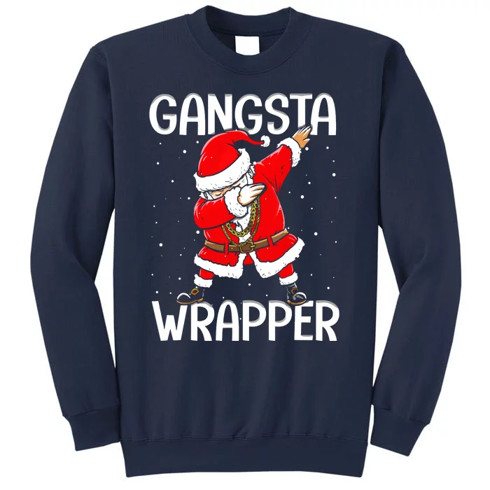 Gangsta Wrapper Funny Dabbing Santa Christmas Sweatshirt