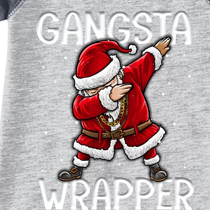 Gangsta Wrapper Funny Dabbing Santa Christmas Shirt Men Kids Sweatshirt Infant Baby Jersey Bodysuit