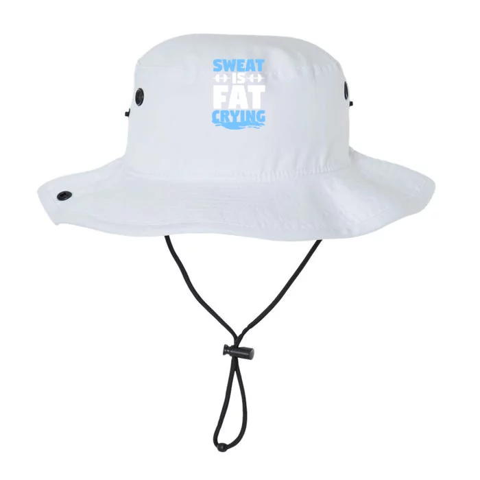 Gym Workout Fitness Exercise Coach Sweat Is Fat Crying Gift Legacy Cool Fit Booney Bucket Hat