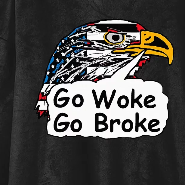 Go Woke Go Broke Hooded Wearable Blanket