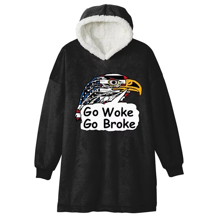 Go Woke Go Broke Hooded Wearable Blanket