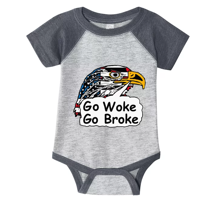 Go Woke Go Broke Infant Baby Jersey Bodysuit