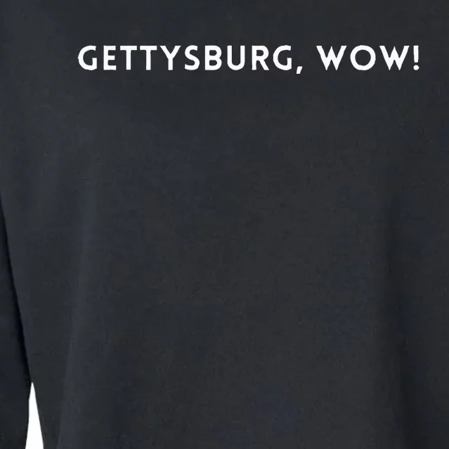 Gettysburg Wow! Cropped Pullover Crew