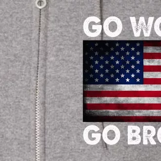 Go Woke Go Broke Full Zip Hoodie