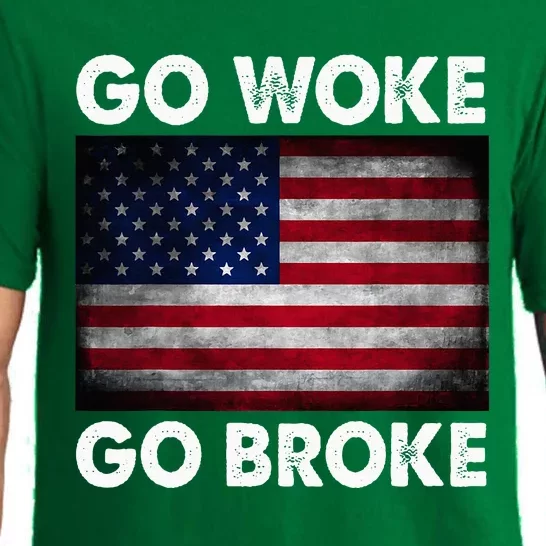 Go Woke Go Broke Pajama Set