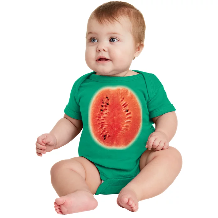 Giant Watermelon Baby Bodysuit