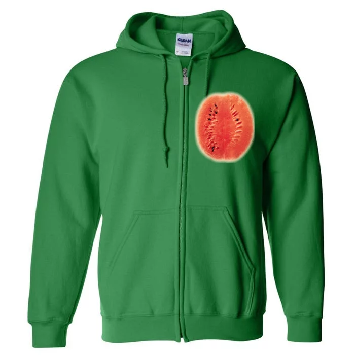 Giant Watermelon Full Zip Hoodie