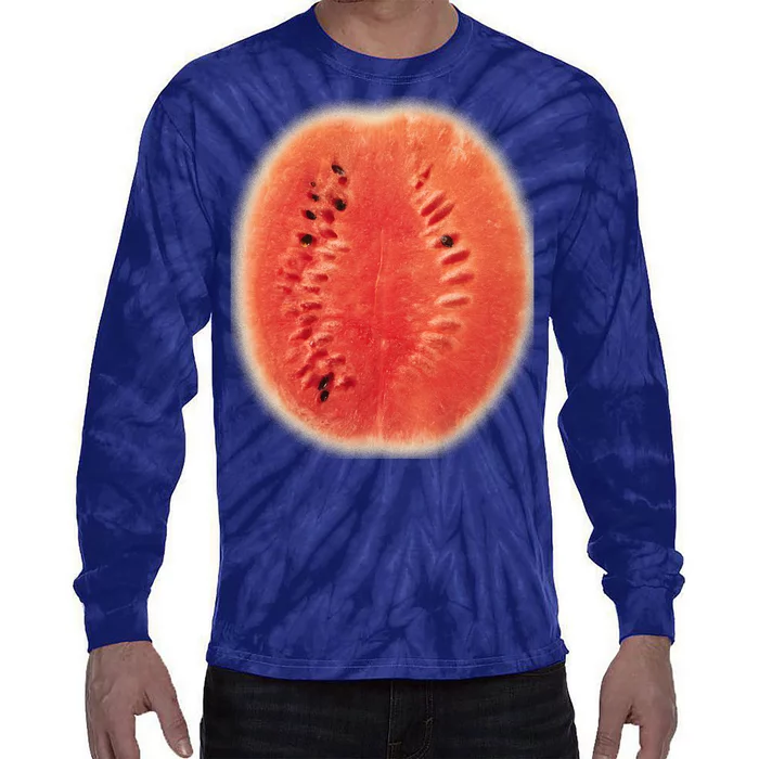 Giant Watermelon Tie-Dye Long Sleeve Shirt