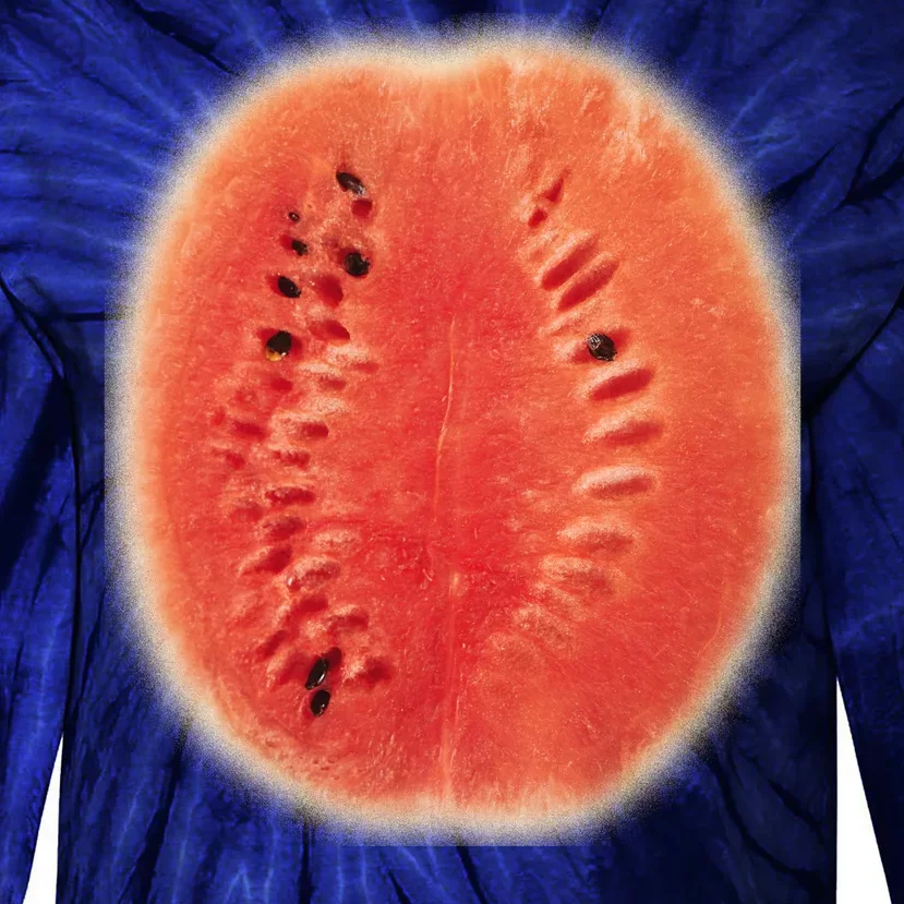 Giant Watermelon Tie-Dye Long Sleeve Shirt