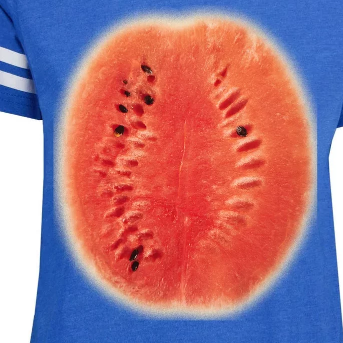 Giant Watermelon Enza Ladies Jersey Football T-Shirt