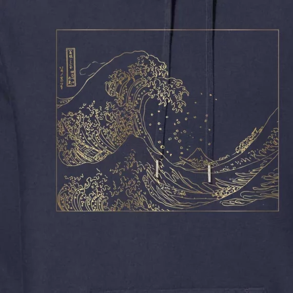 Great Wave Gold Premium Hoodie