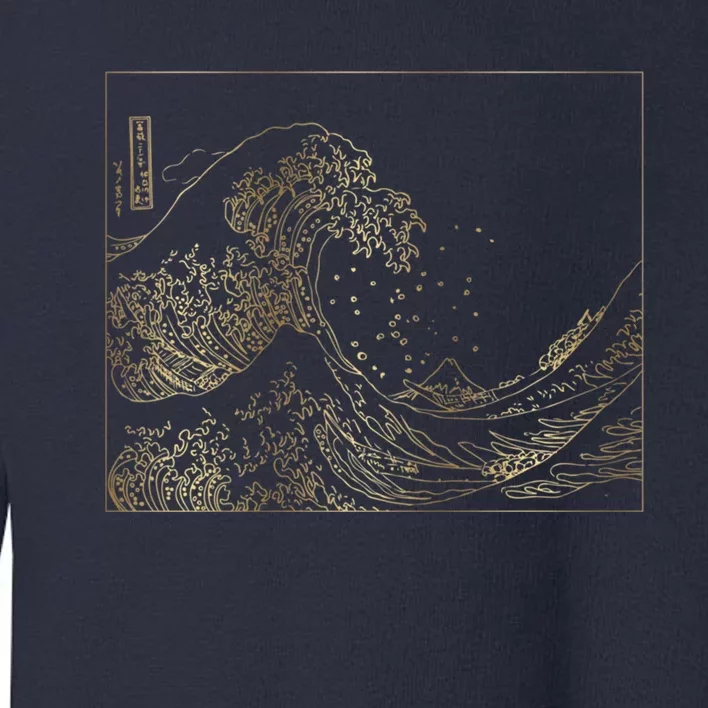 Great Wave Gold Toddler Sweatshirt