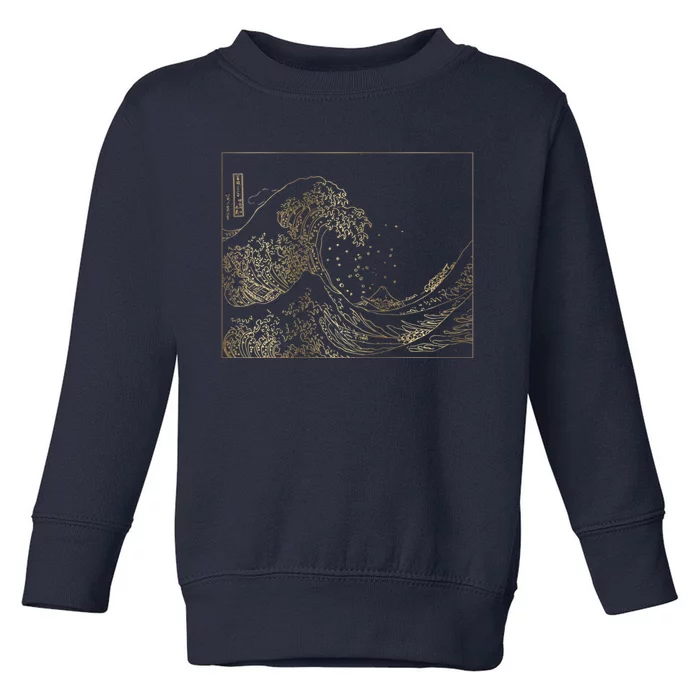 Great Wave Gold Toddler Sweatshirt