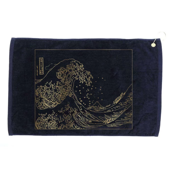 Great Wave Gold Grommeted Golf Towel