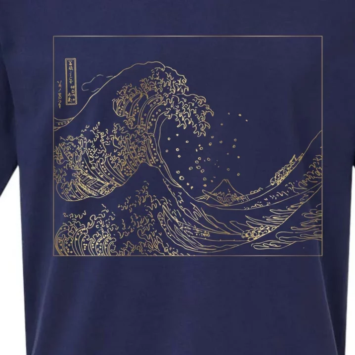 Great Wave Gold Sueded Cloud Jersey T-Shirt