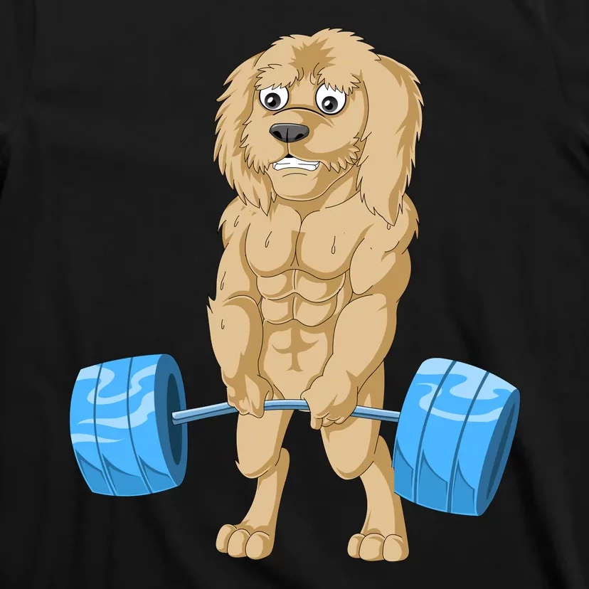 Goldendoodle Weightlifting T-Shirt